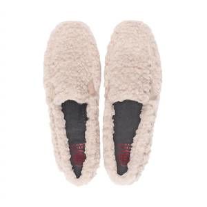 NEW BLUBLONC women's holly slip on in natural sherpa